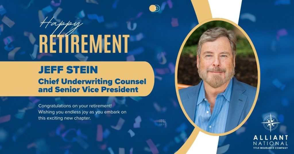 Jeff Stein retirement graphic