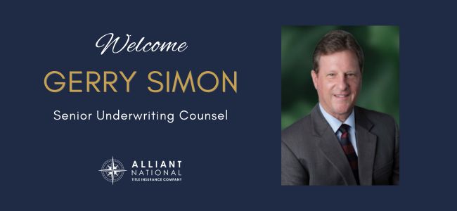 Gerry Simon - welcome graphic